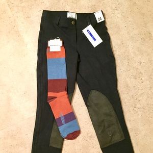 Tuff Rider Riding Breeches and Riding Socks Set